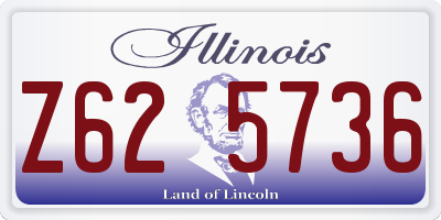 IL license plate Z625736