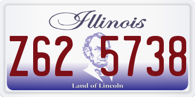 IL license plate Z625738