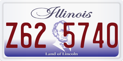 IL license plate Z625740