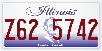 IL license plate Z625742