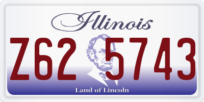 IL license plate Z625743