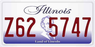 IL license plate Z625747