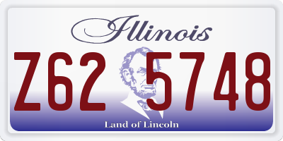 IL license plate Z625748