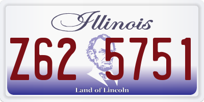 IL license plate Z625751