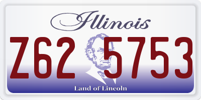 IL license plate Z625753