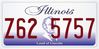 IL license plate Z625757