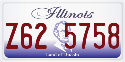 IL license plate Z625758