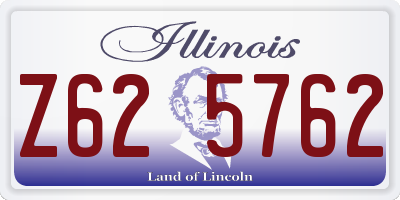 IL license plate Z625762