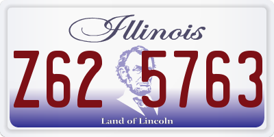 IL license plate Z625763