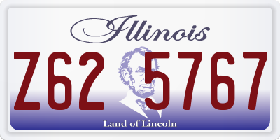 IL license plate Z625767