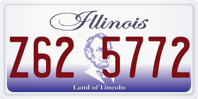 IL license plate Z625772