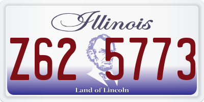 IL license plate Z625773