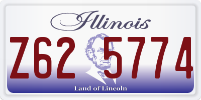 IL license plate Z625774