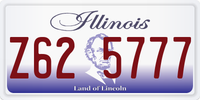 IL license plate Z625777