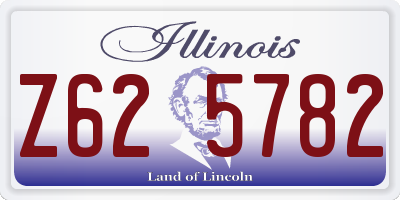 IL license plate Z625782