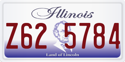 IL license plate Z625784