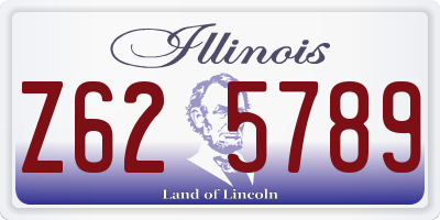 IL license plate Z625789
