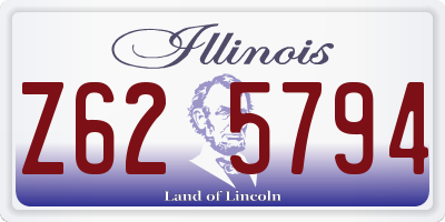 IL license plate Z625794