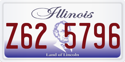 IL license plate Z625796