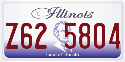 IL license plate Z625804
