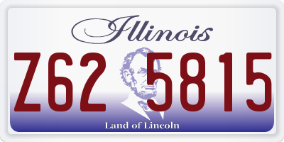 IL license plate Z625815