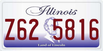 IL license plate Z625816