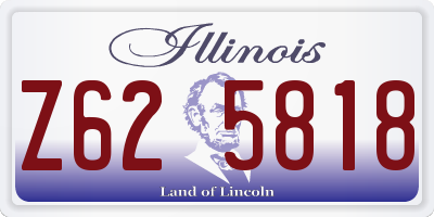 IL license plate Z625818
