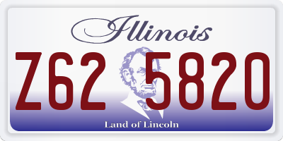 IL license plate Z625820