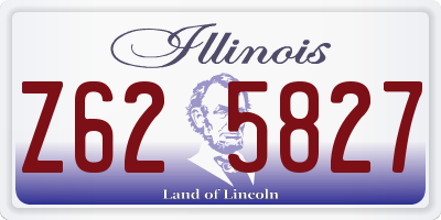 IL license plate Z625827