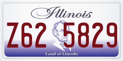 IL license plate Z625829