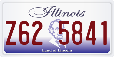 IL license plate Z625841
