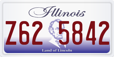IL license plate Z625842