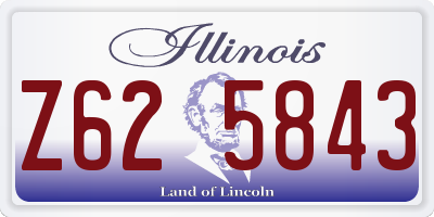 IL license plate Z625843
