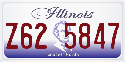 IL license plate Z625847