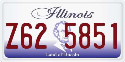 IL license plate Z625851