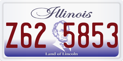 IL license plate Z625853