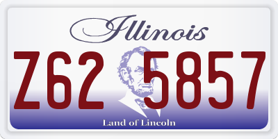 IL license plate Z625857
