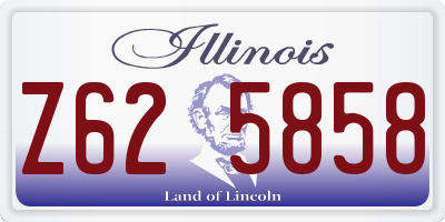 IL license plate Z625858