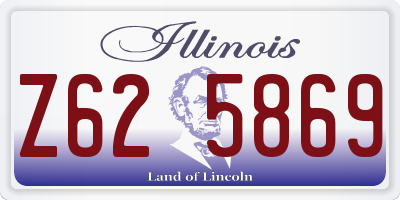 IL license plate Z625869
