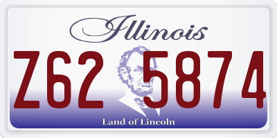 IL license plate Z625874