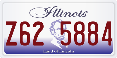 IL license plate Z625884