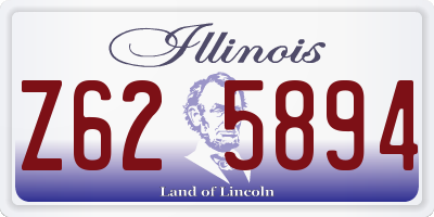 IL license plate Z625894