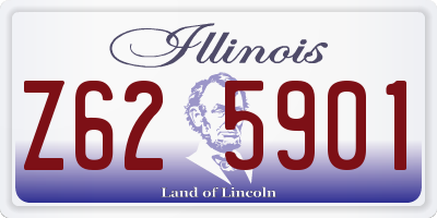 IL license plate Z625901