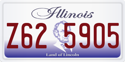 IL license plate Z625905