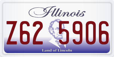 IL license plate Z625906