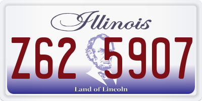 IL license plate Z625907