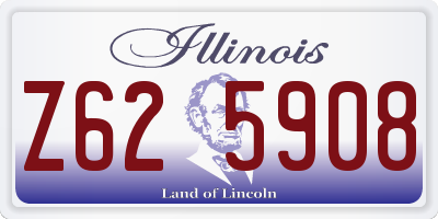 IL license plate Z625908