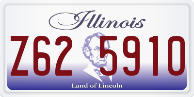 IL license plate Z625910