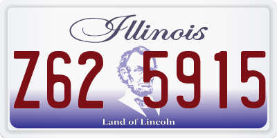 IL license plate Z625915