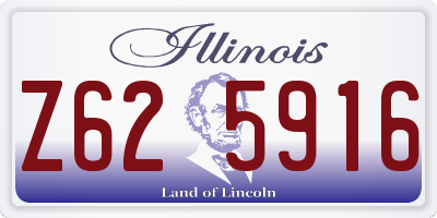 IL license plate Z625916